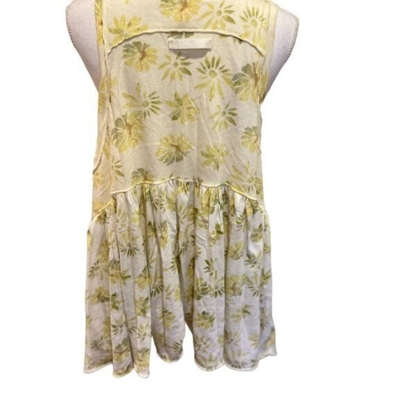 Free People Women’s Madison Tank Size Small Floral Print flowy oversized boho - Picture 7 of 15